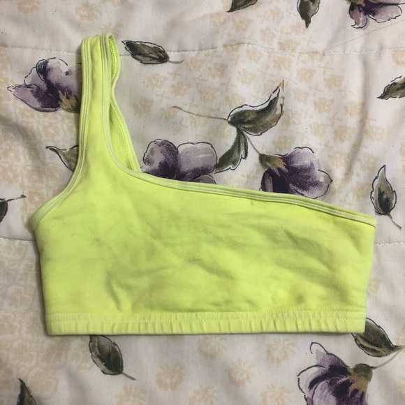 One shoulder neon bra top - Picture 2 of 2
